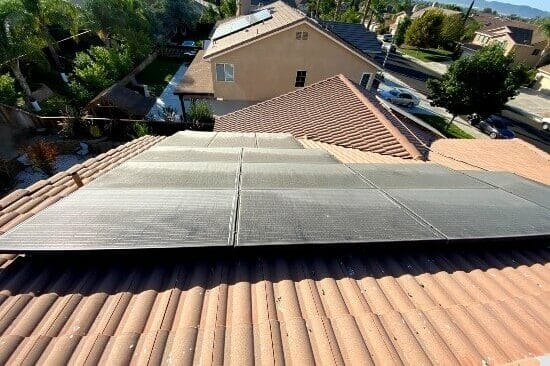 solar panel cleaning before and after 3